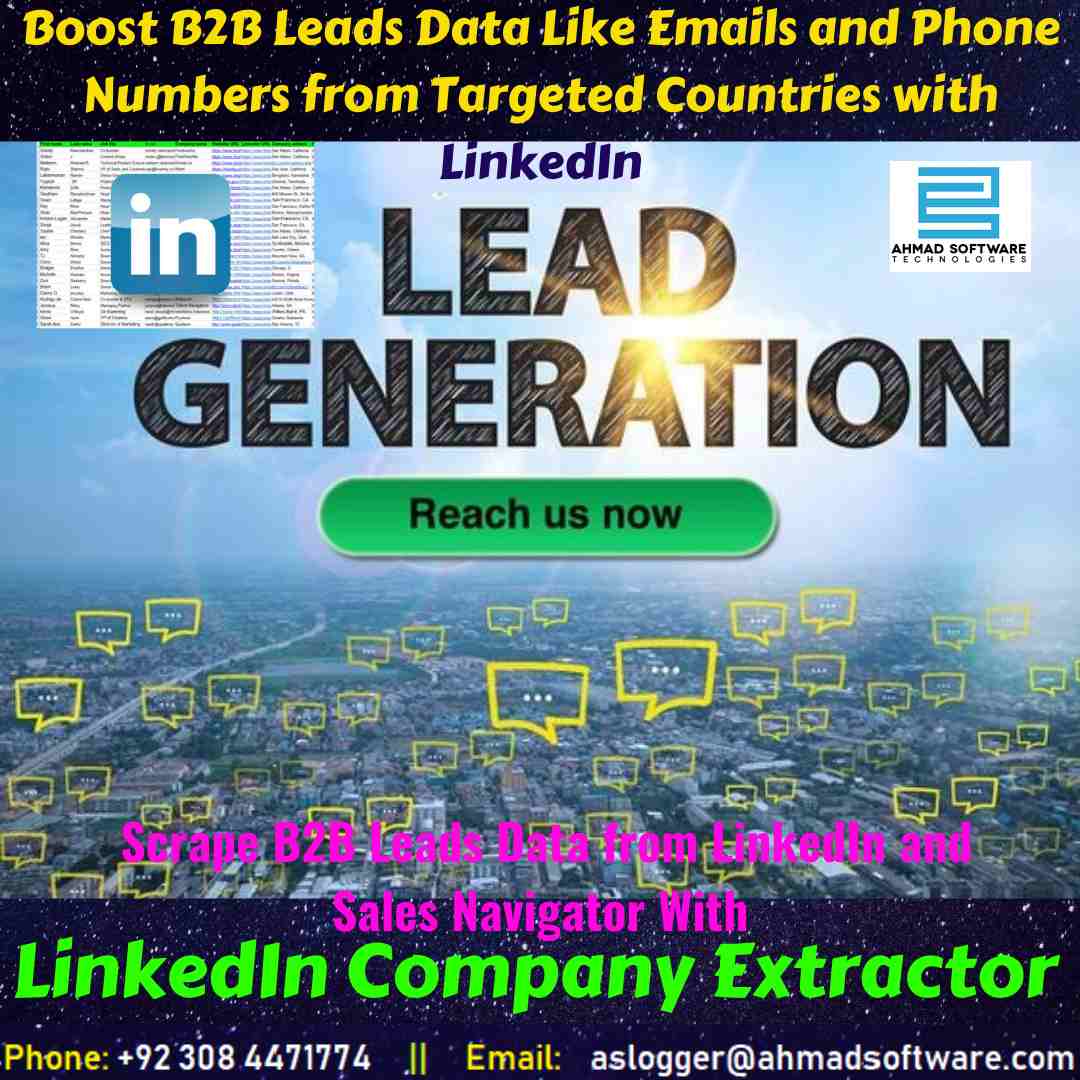 B2B Leads generation - Scrape B2B Leads Data from LinkedIn 