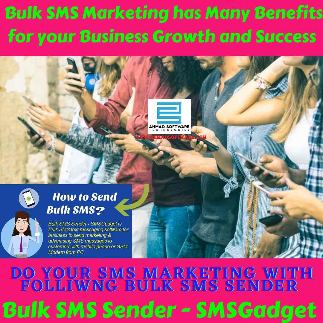 SMS Marketing has Many Benefits for Business - Bulk SMS Sender