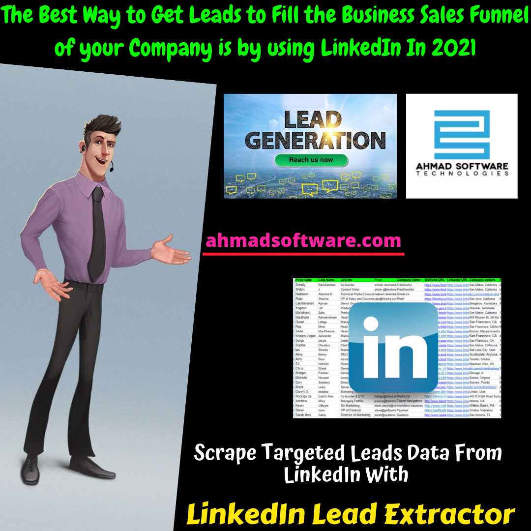 LinkedIn Scraper - Best way to get leads in 2021 is with LinkedIn