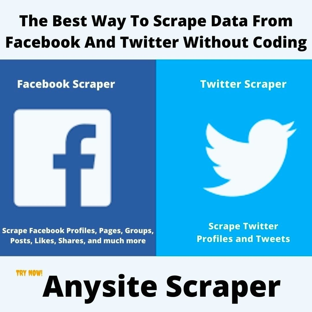 The Best Way To Scrape Data From Facebook And Twitter Without Coding