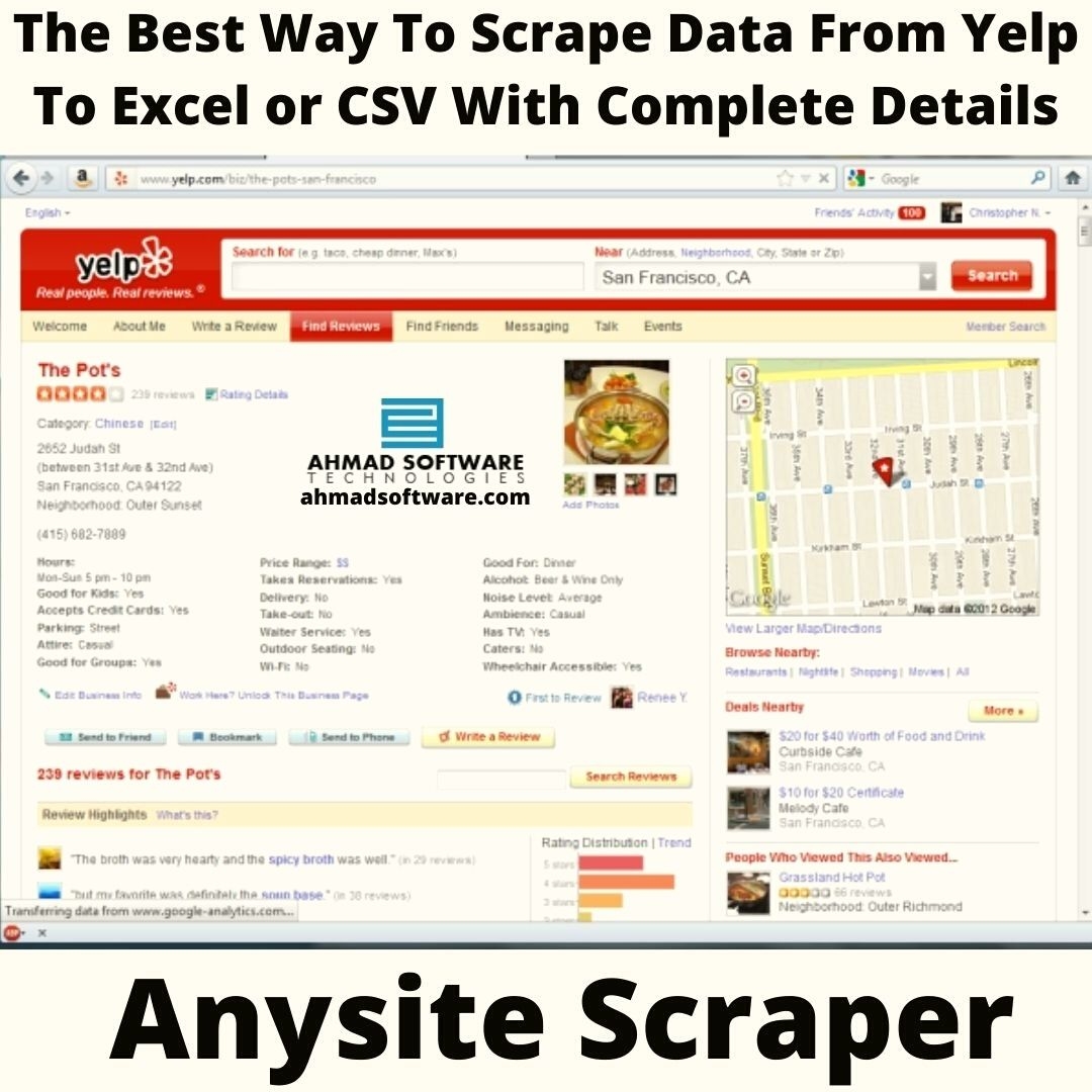 The Best Way To Scrape Data From Yelp To Excel or CSV
