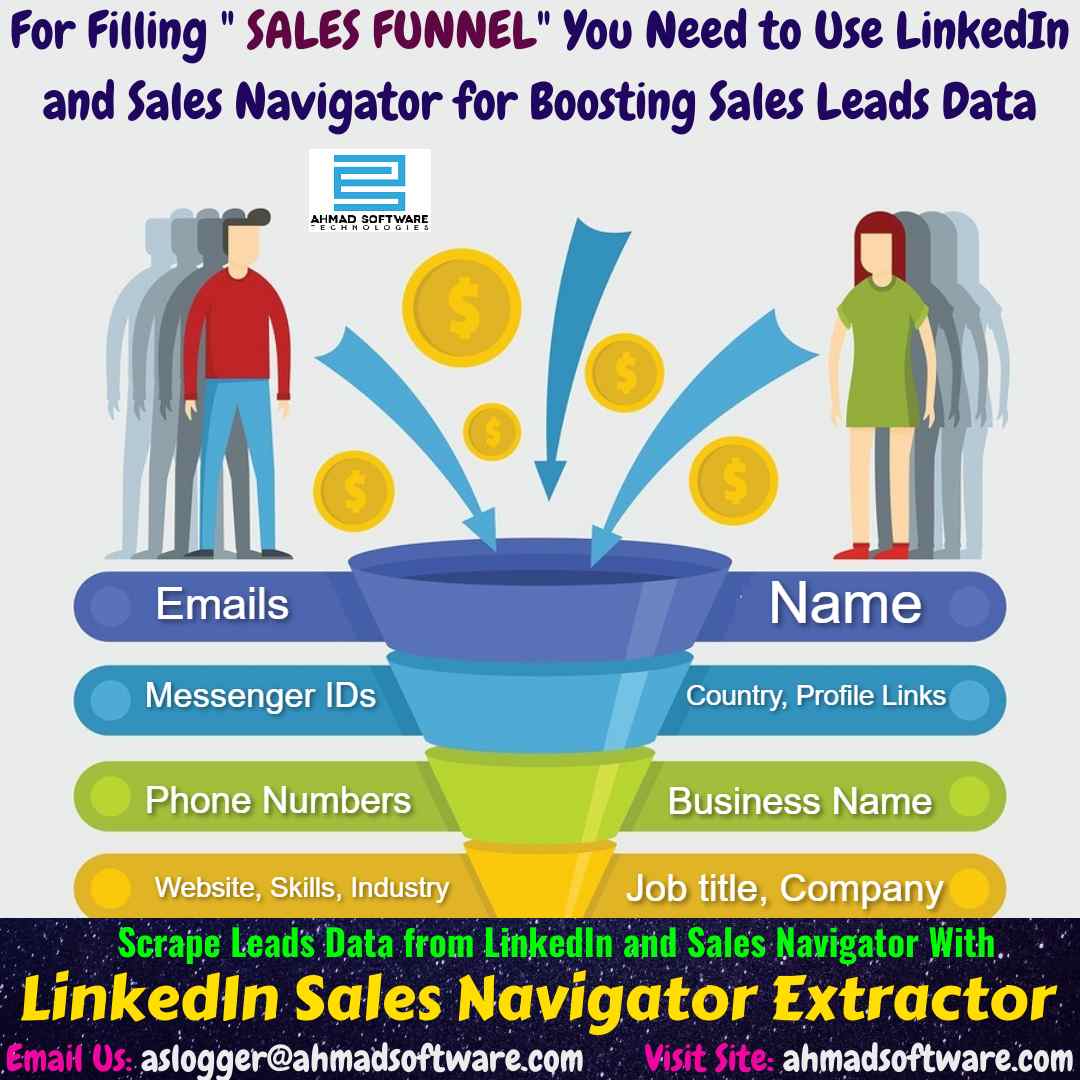 Best Way to Fill business sales Funnel with Sales Navigator Scraper