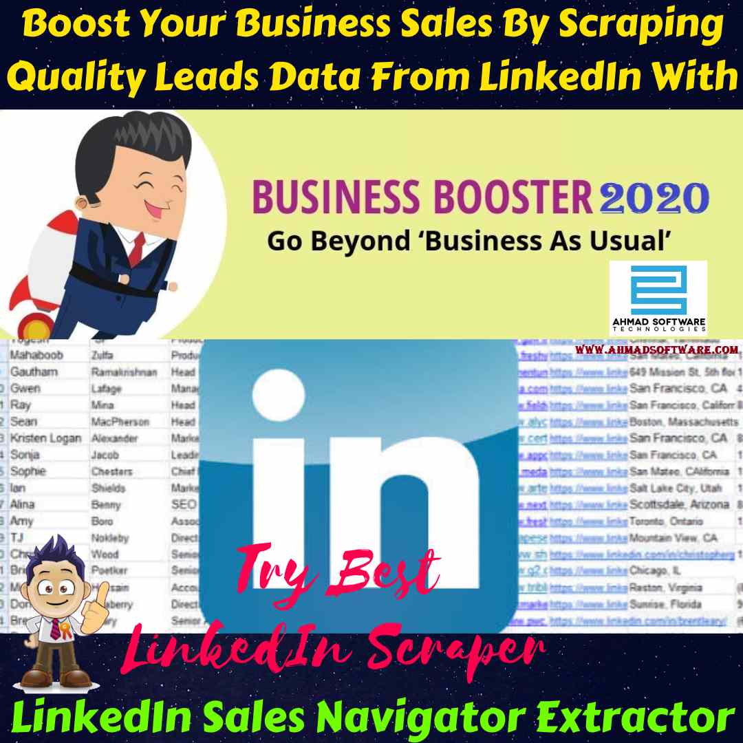 Boost Sales Leads on LinkedIn Sales Navigator - LinkedIn Scraper