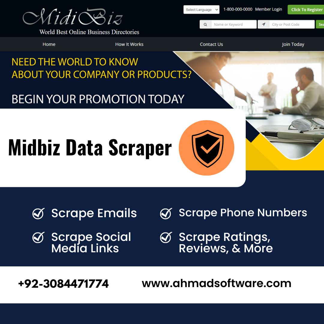 Boost Your Sales Pipeline: Extracting B2B Leads From Midbiz.com