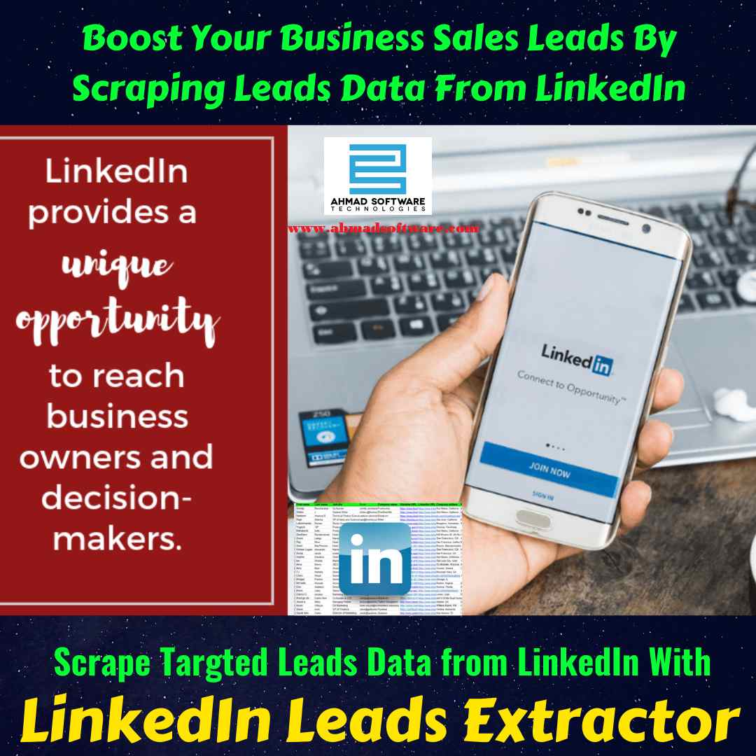 LinkedIn Scraper - Boost your Business Sales Leads with LinkedIn