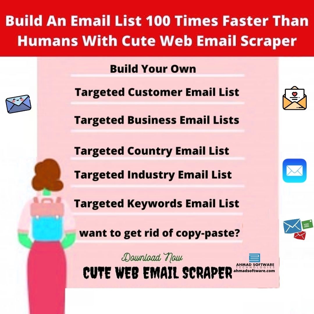 Build An Email List 100 Times Faster Than Humans With Cute Email Scraper