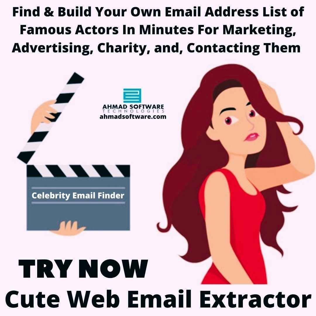 Find & Build Your Own Email Address List of Famous Actors In Minutes