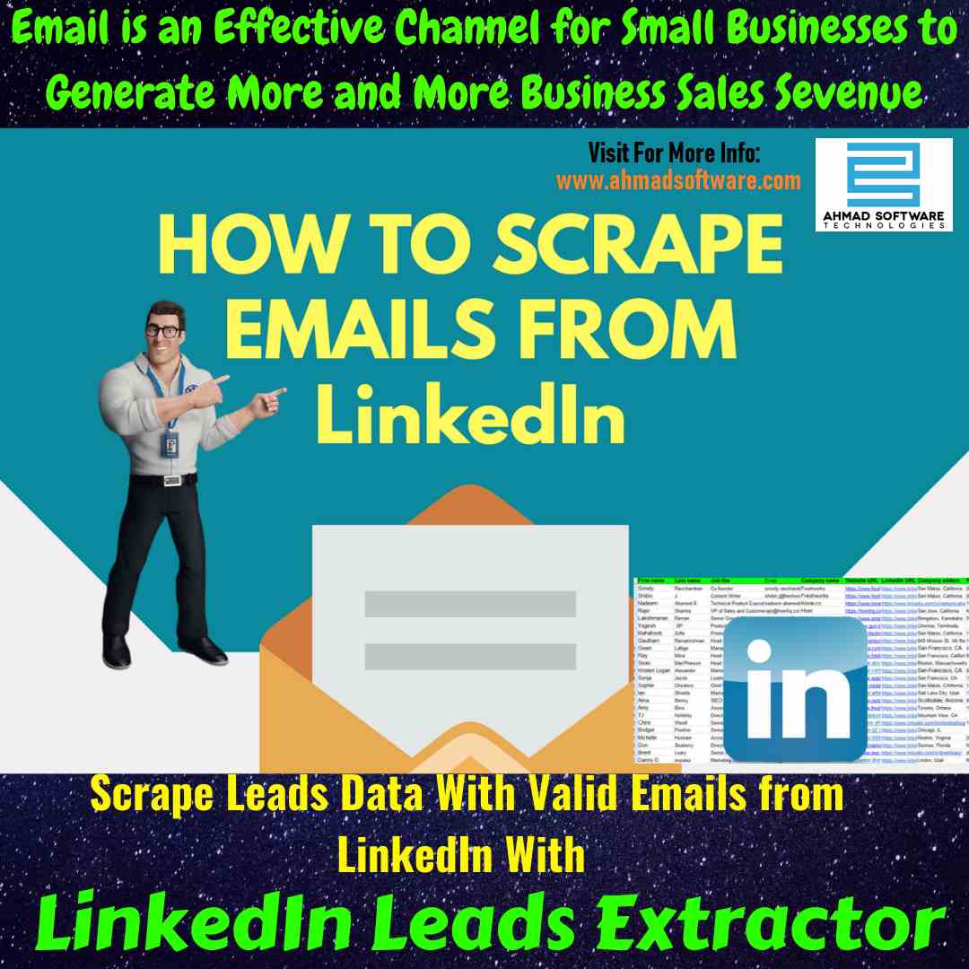 LinkedIn Scraper - Collect Emails for Email Marketing from LinkedIn