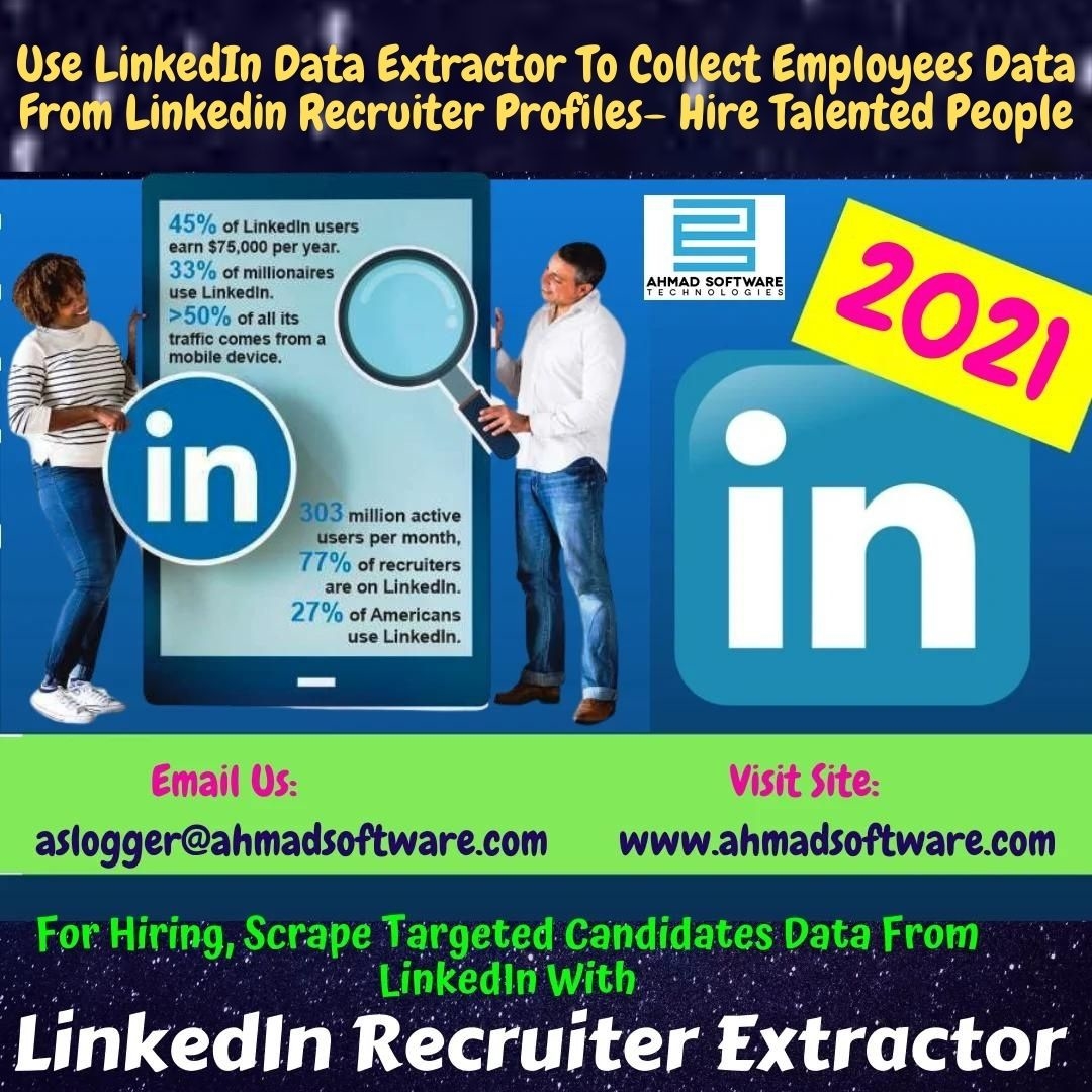 Use LinkedIn Recruiter Extractor To Collect Employees Data From Linkedin – Hire Talented People