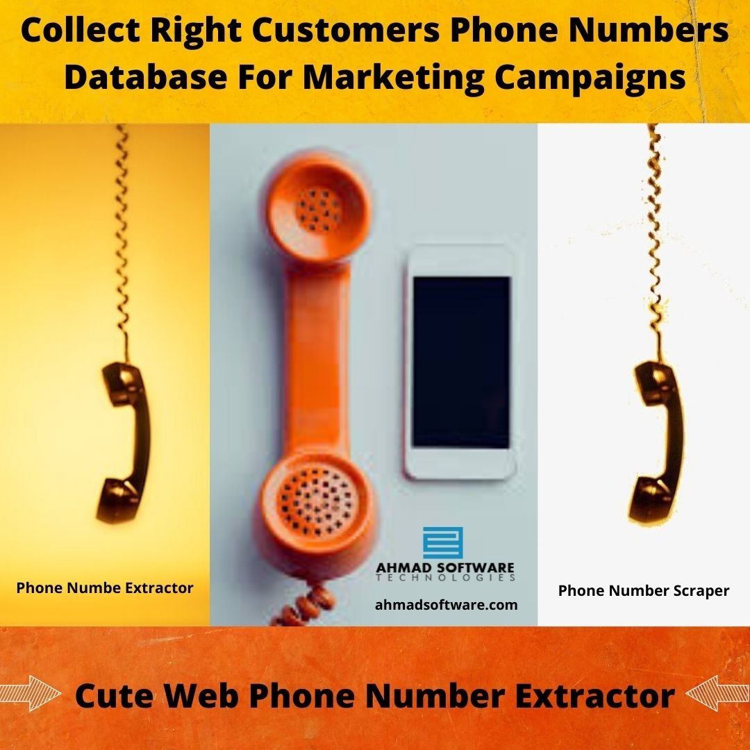 Collect Right Customers Phone Numbers Database For Marketing Campaigns
