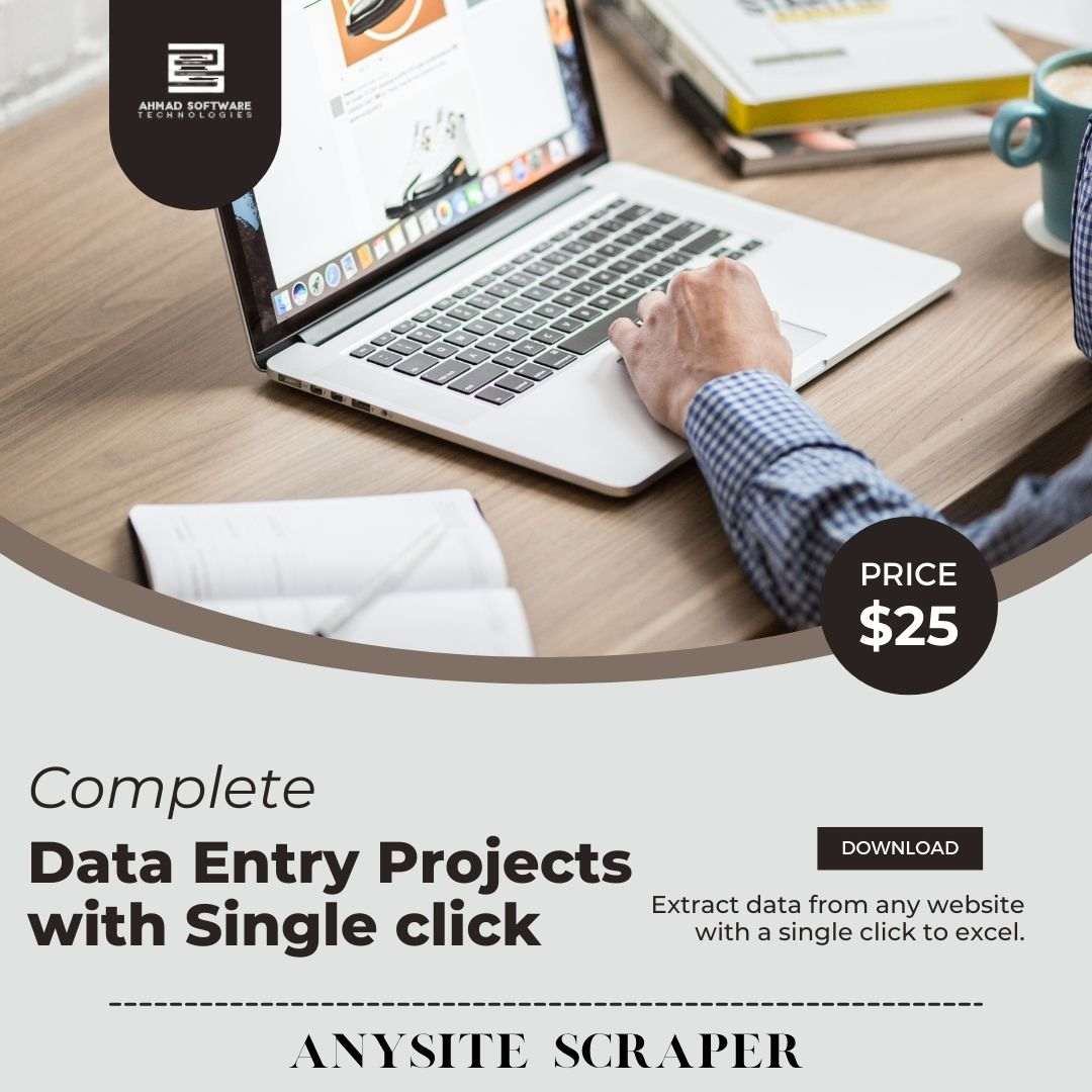 Complete data Entry projects quickly with a web scraping tool