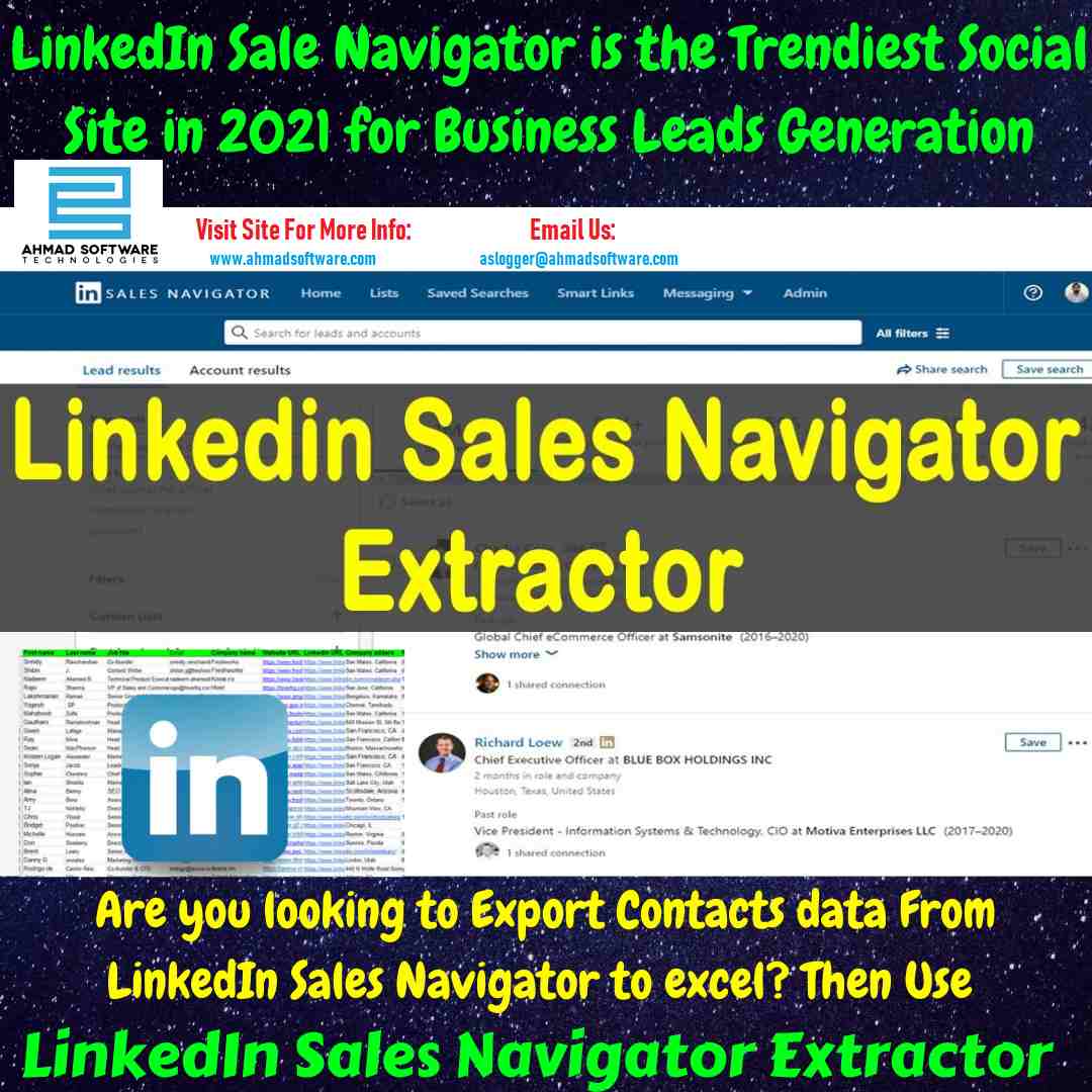 How to Export Contacts from LinkedIn Sales Navigator to Excel Sheets?