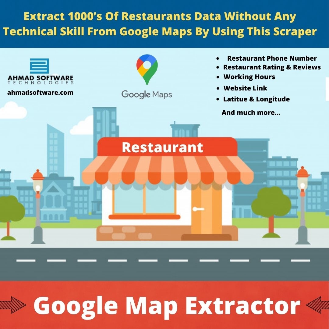 Extract 1000’s Of Restaurants Data Without Any Skill From Google Maps