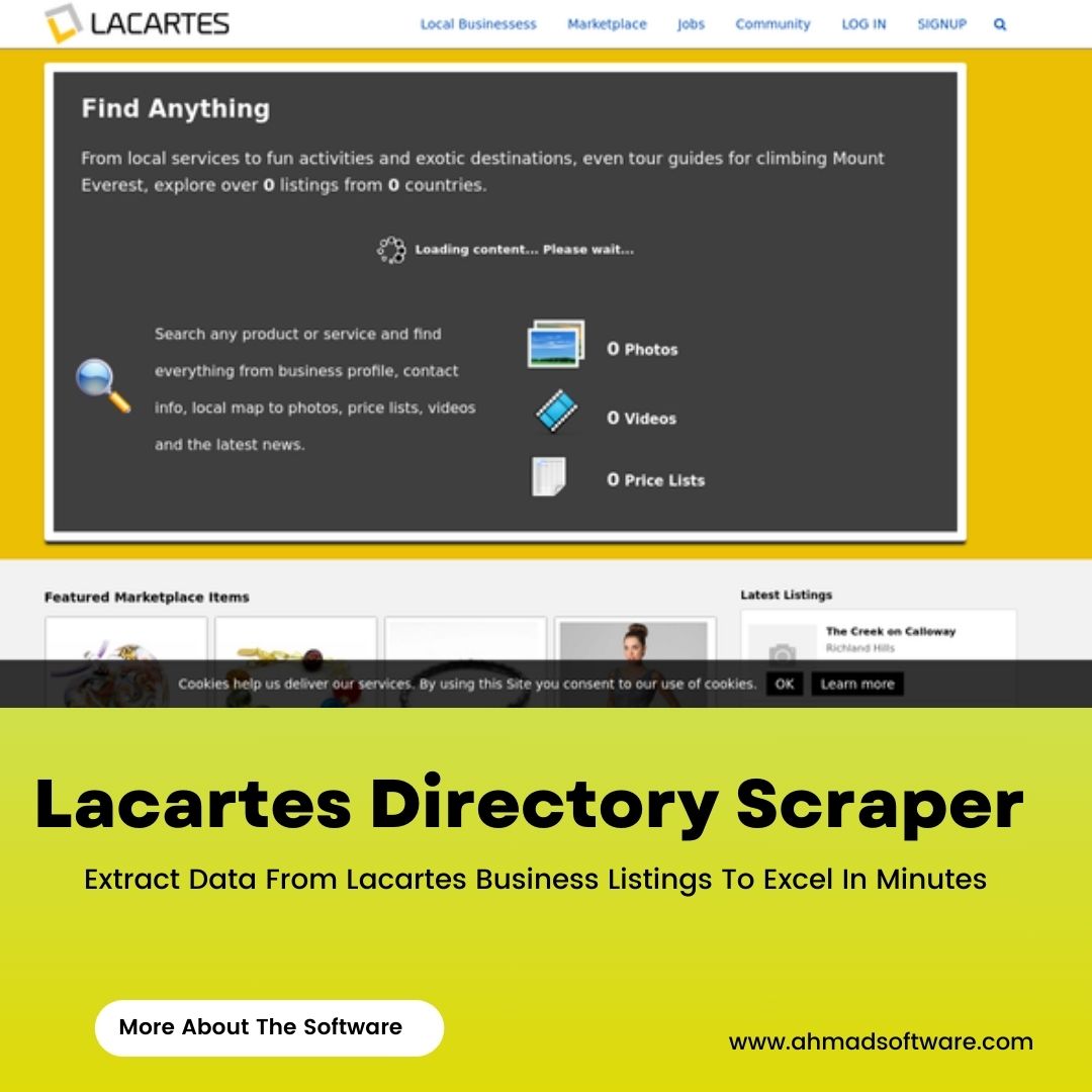Extract B2B Leads From Lacartes.com Using This Directory Scraper