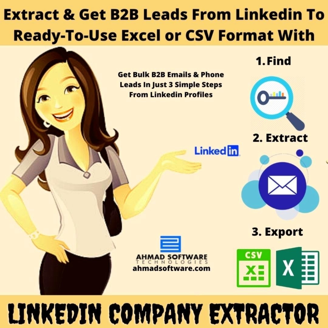 Extract & Get B2B Leads From Linkedin With Linkedin Company Extractor