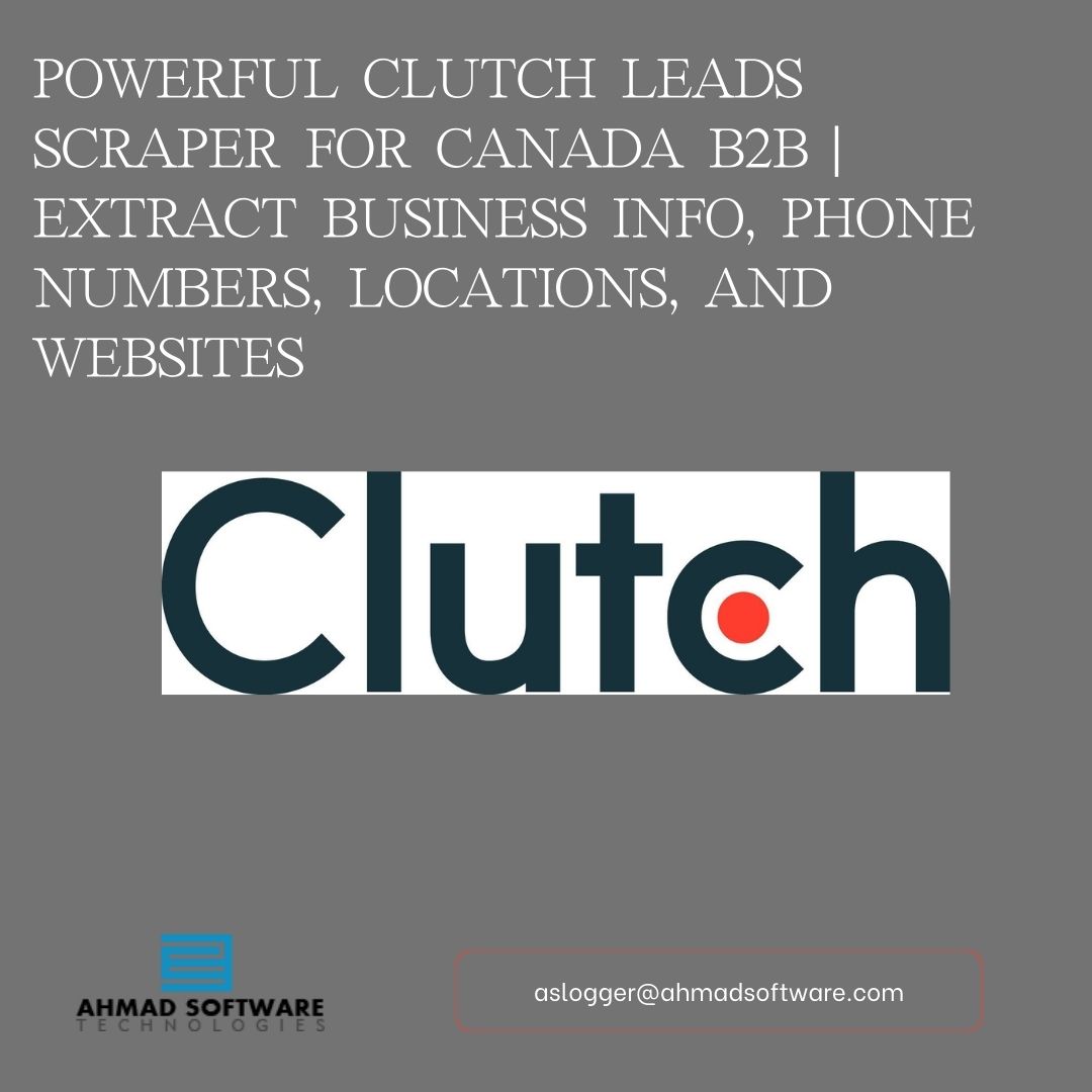 Extract Business Info, Emails, And Numbers From Clutch.co