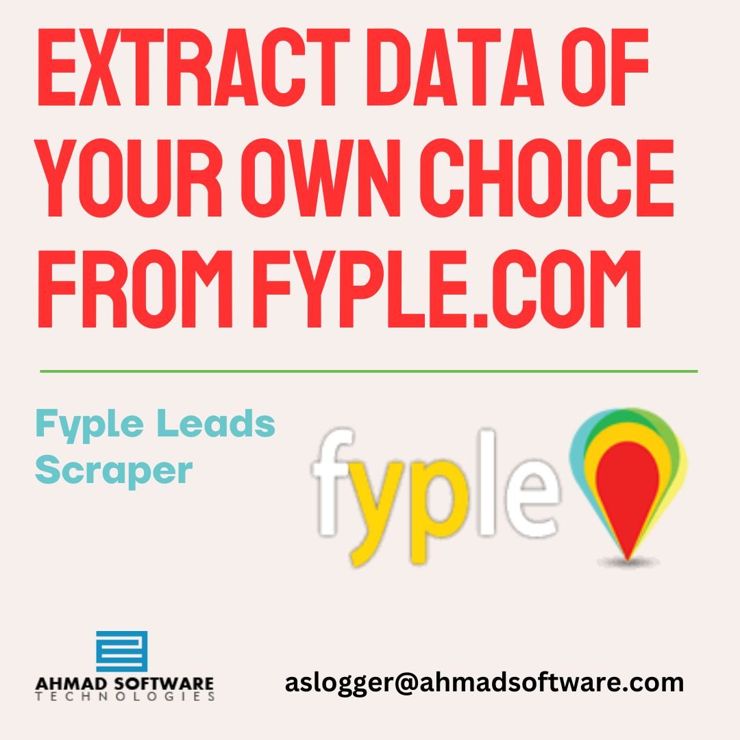 Extract Data Of Your Own Choice From Fyple.Com