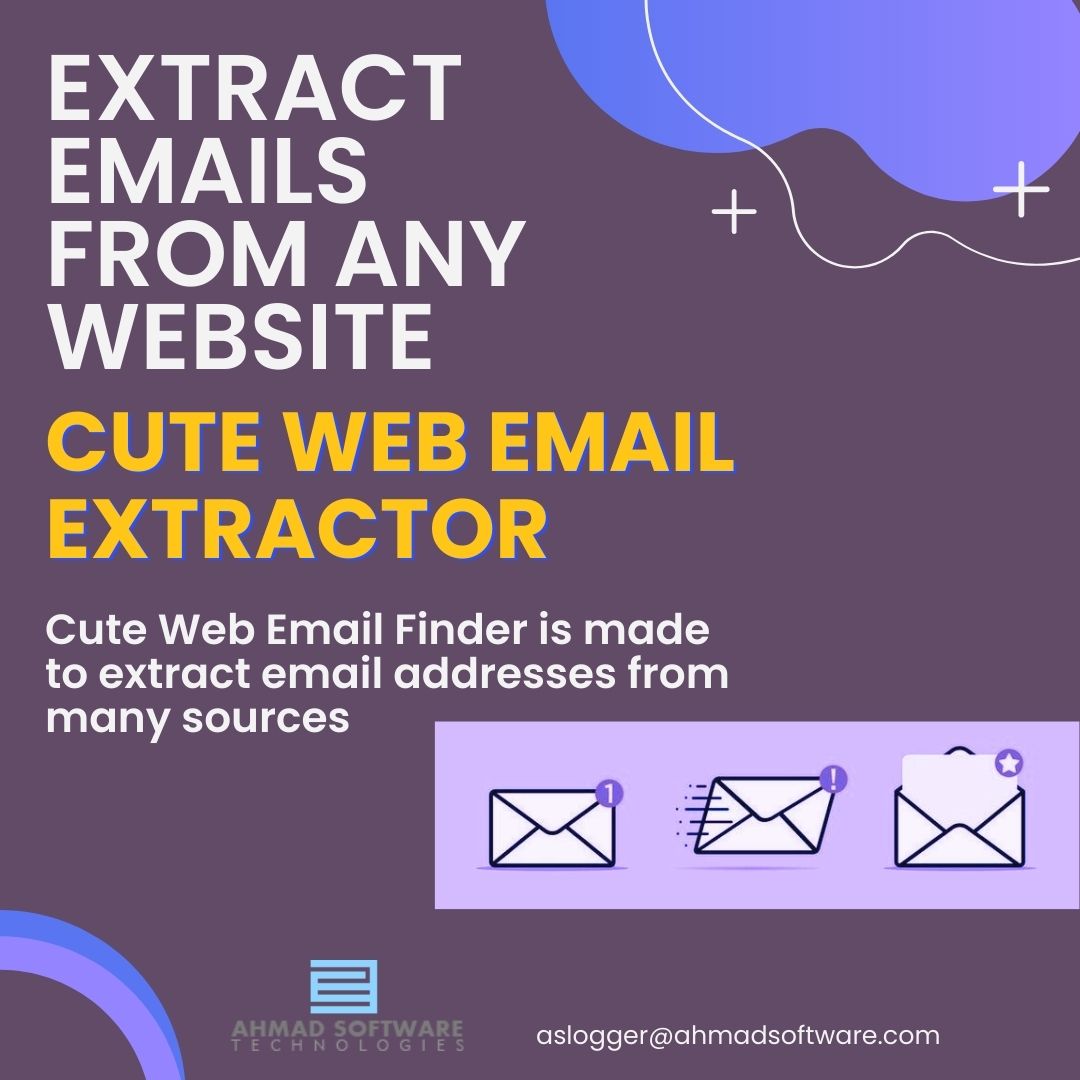 Extract Emails From Any Website With Cute Web Email Extractor