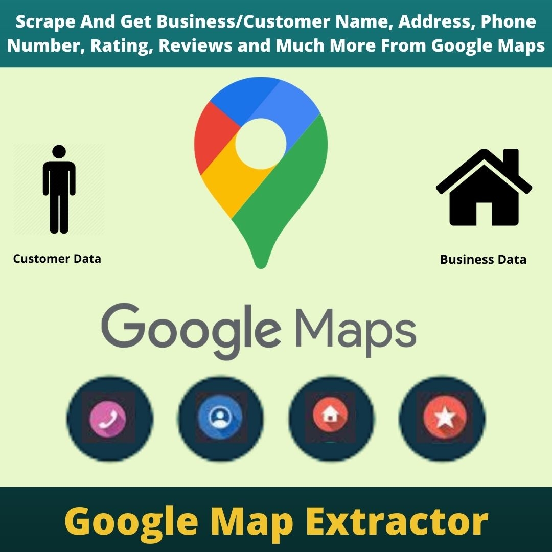 Extract Data From Google Maps Search Results