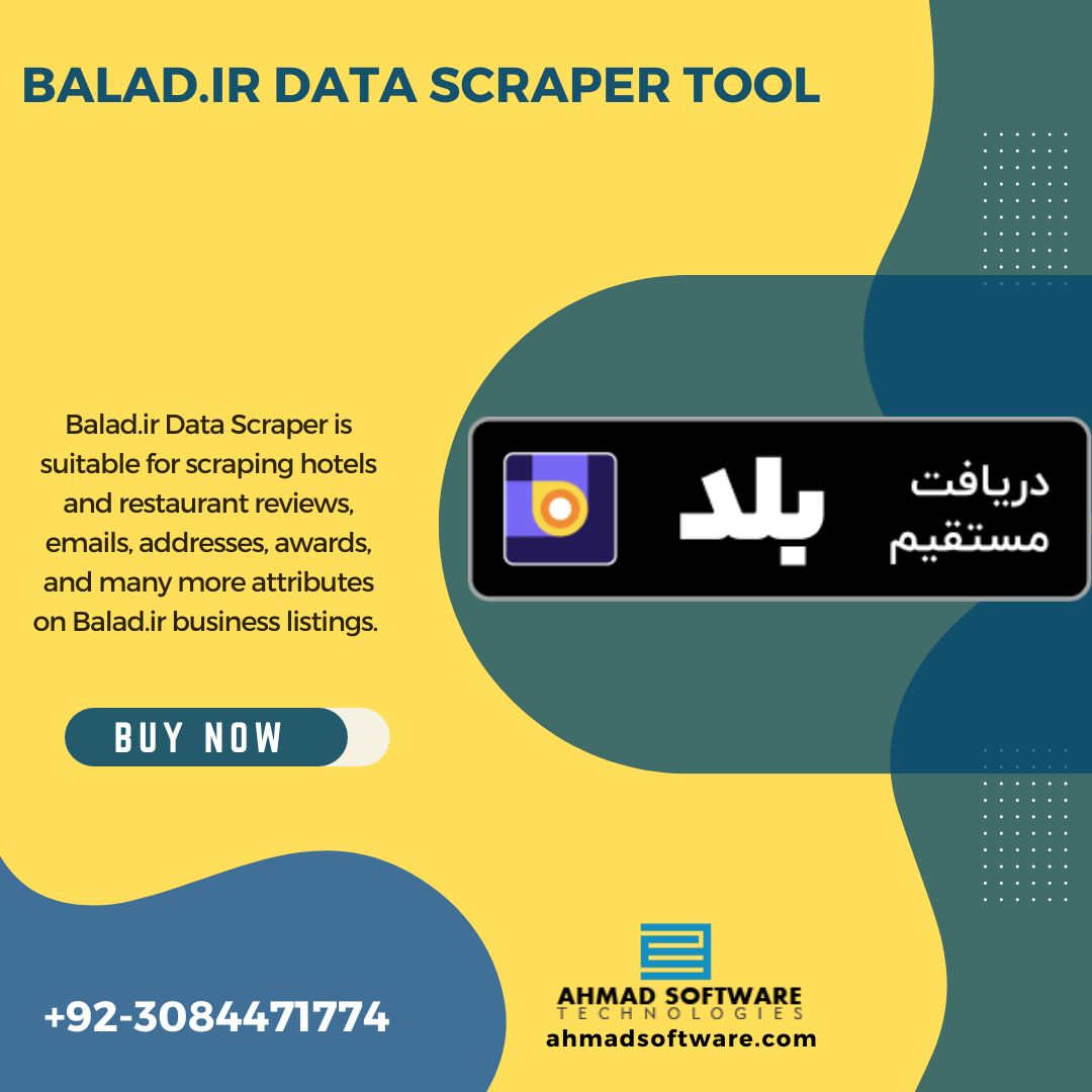 Extract Hotels & Restaurants Data From Balad.ir Using Balad Scraper