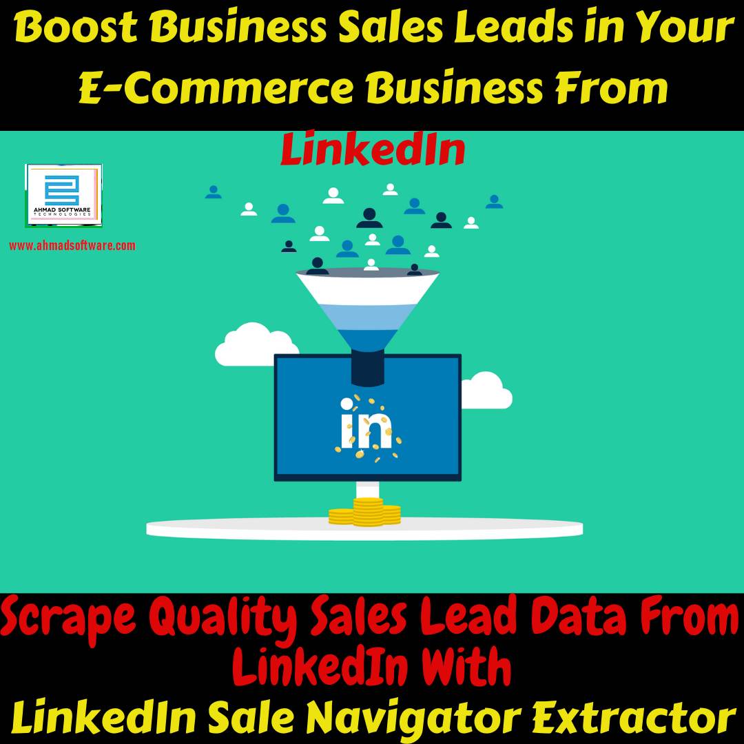 Extract leads Data from LinkedIn for E-Commerce Business