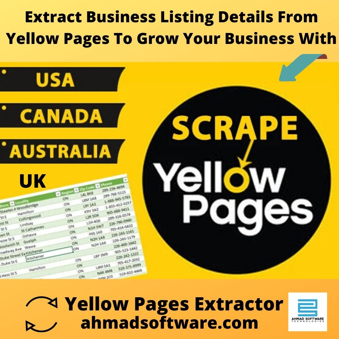 Extract Listing From Yellow Pages