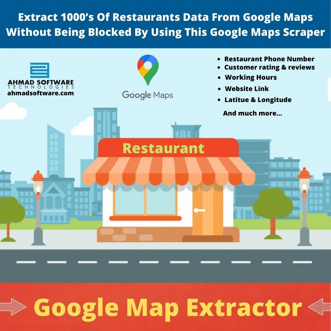 Extract 1000’s Of Restaurants Data From Google Maps Without Being Blocked