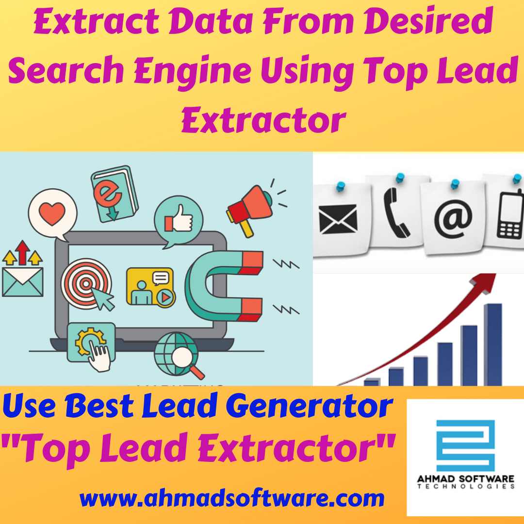 Extract data from desired search engine using Top Lead Extractor