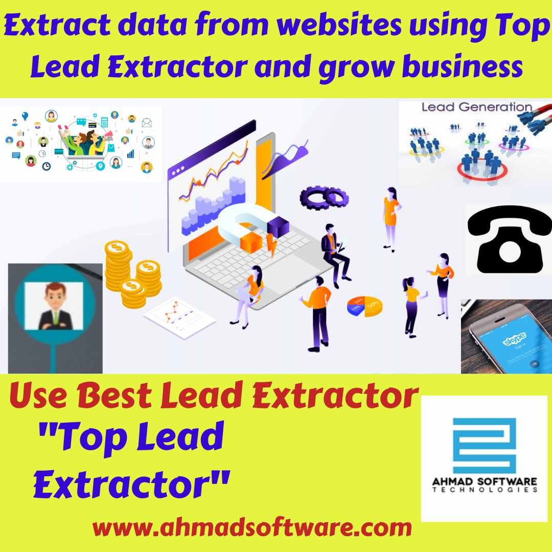 
Extract data from websites using Top Lead Extractor and grow business