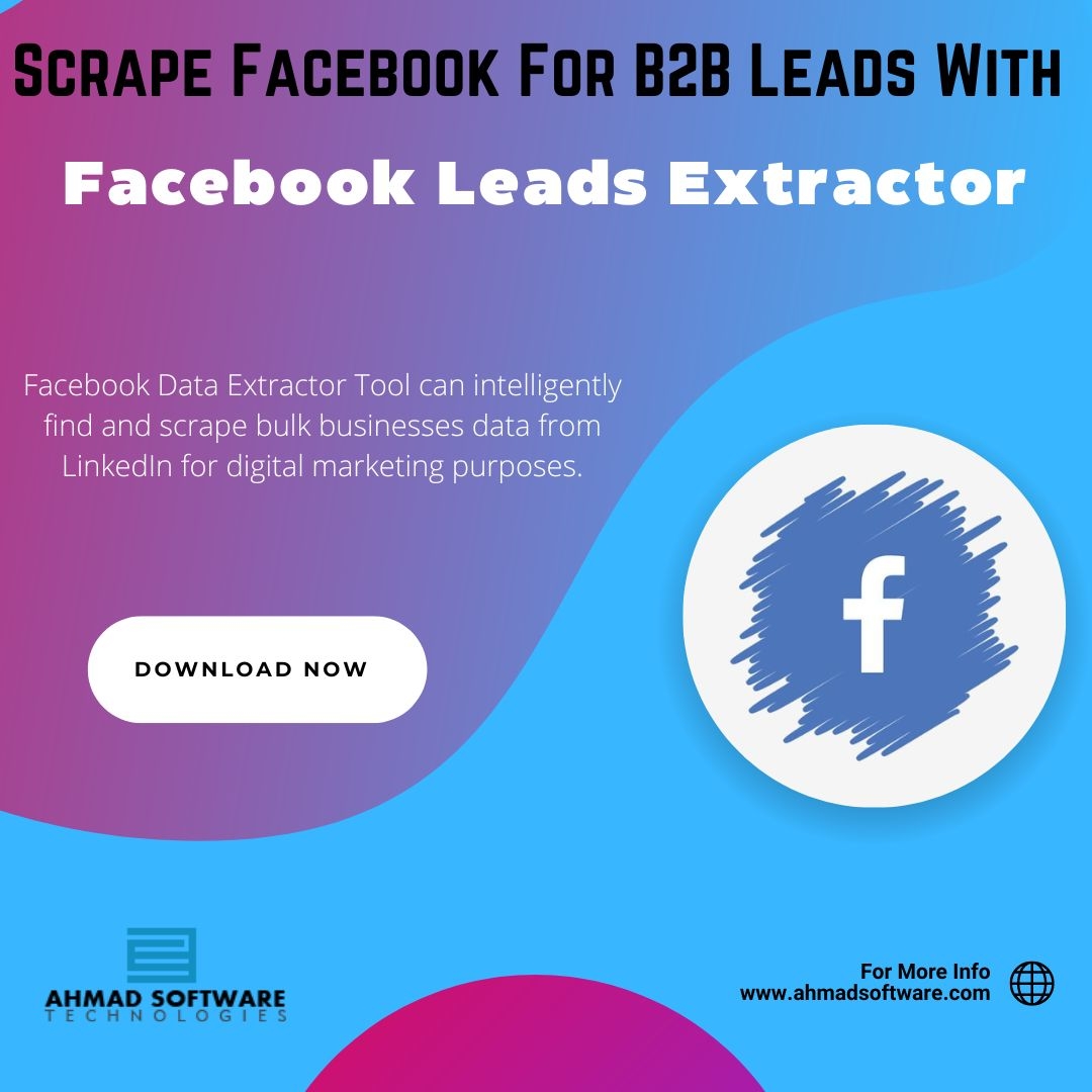 Facebook Leads Extractor - Scrape Facebook For B2B Leads