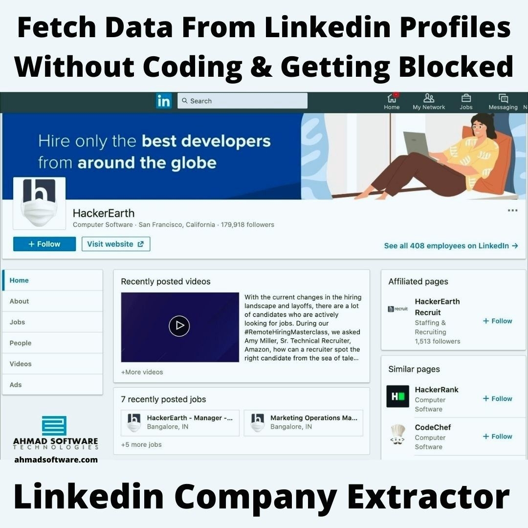 Fetch Data From Linkedin Profiles Without Coding & Getting Blocked