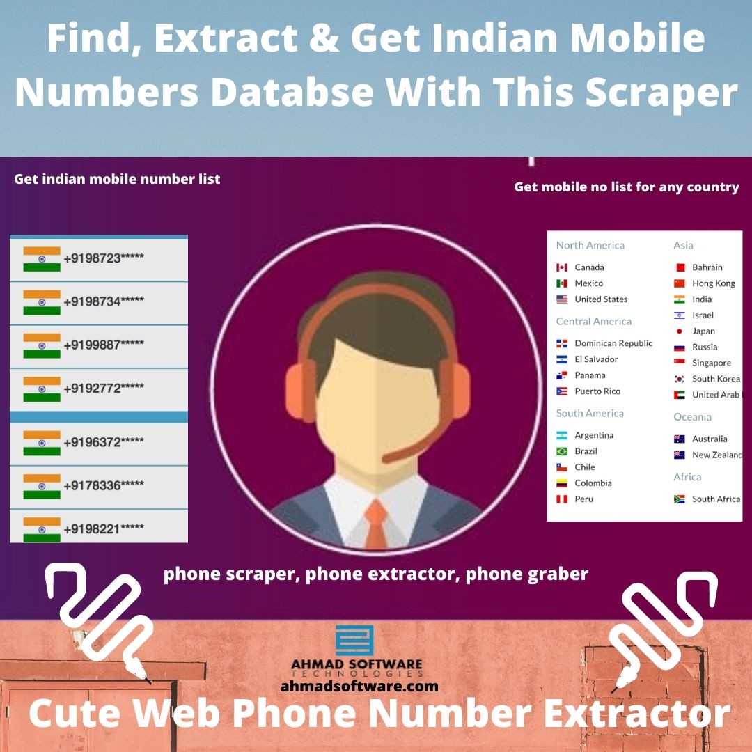 Find And Get India Phone Numbers Database With This Phone Scraper