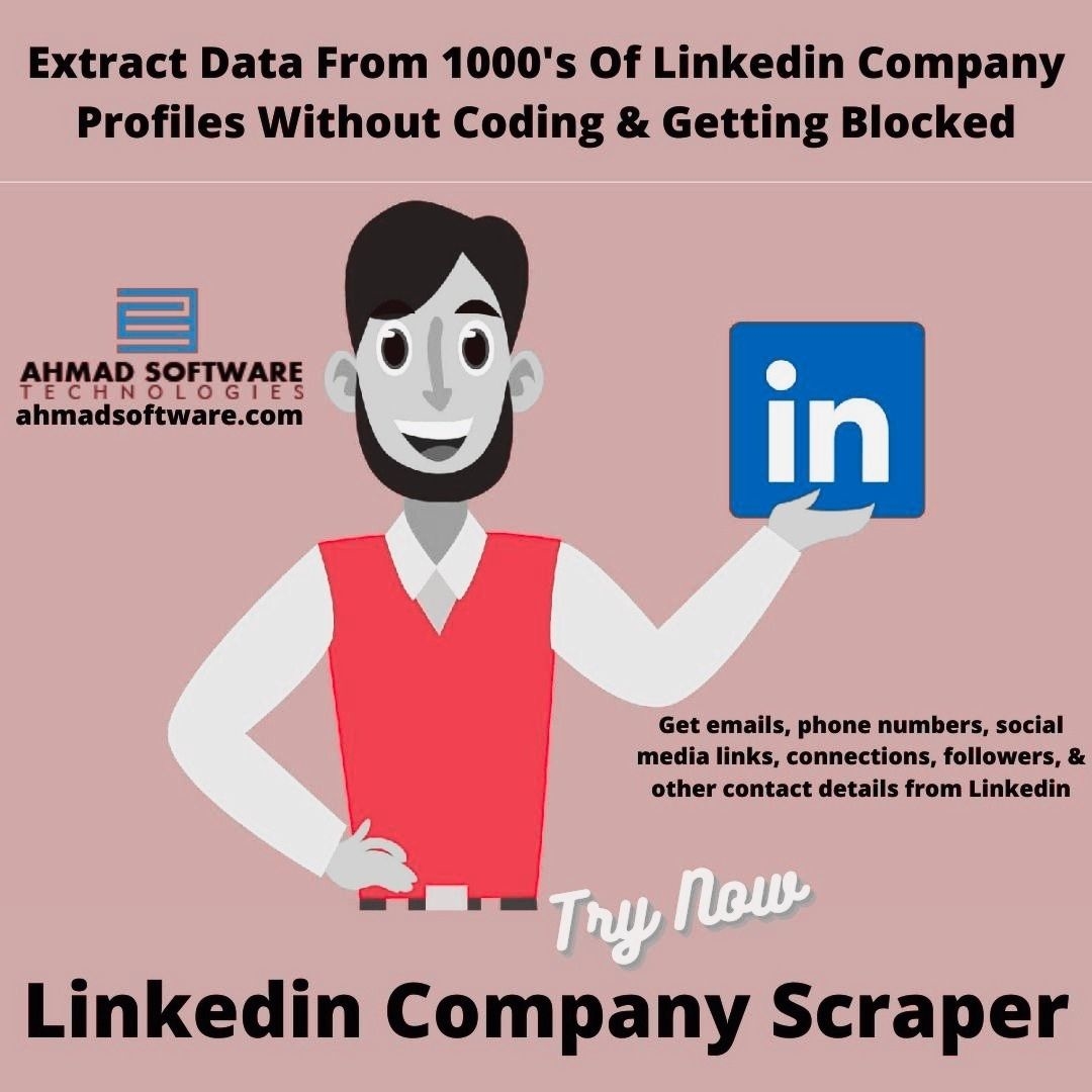 Find & Get Complete Details From A Linkedin Company Profile/Page