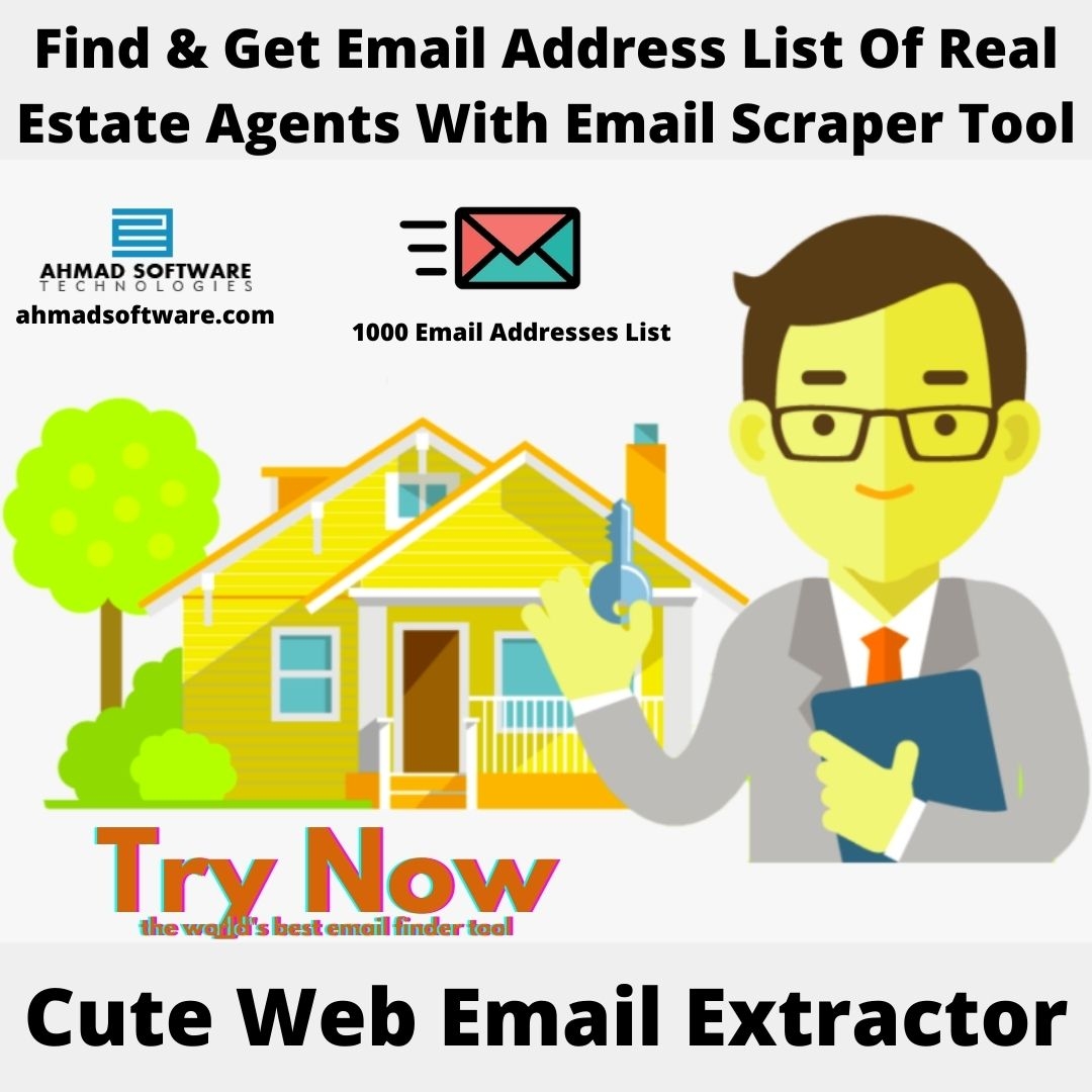 Find & Get Email Address List Of Real Estate Agents With Email Scraper