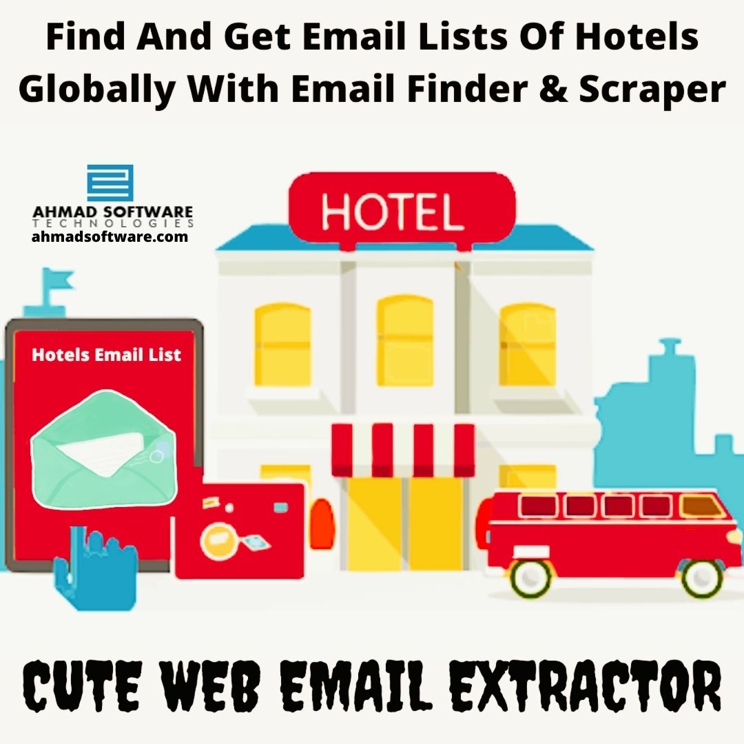 Find And Get Email Lists Of Hotels Globally With Cute Web Email Scraper