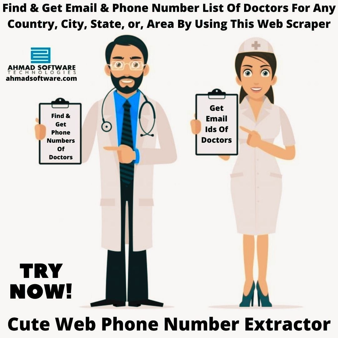 Find & Get Phone Number List Of Doctors For Any Country, City, State, or, Area