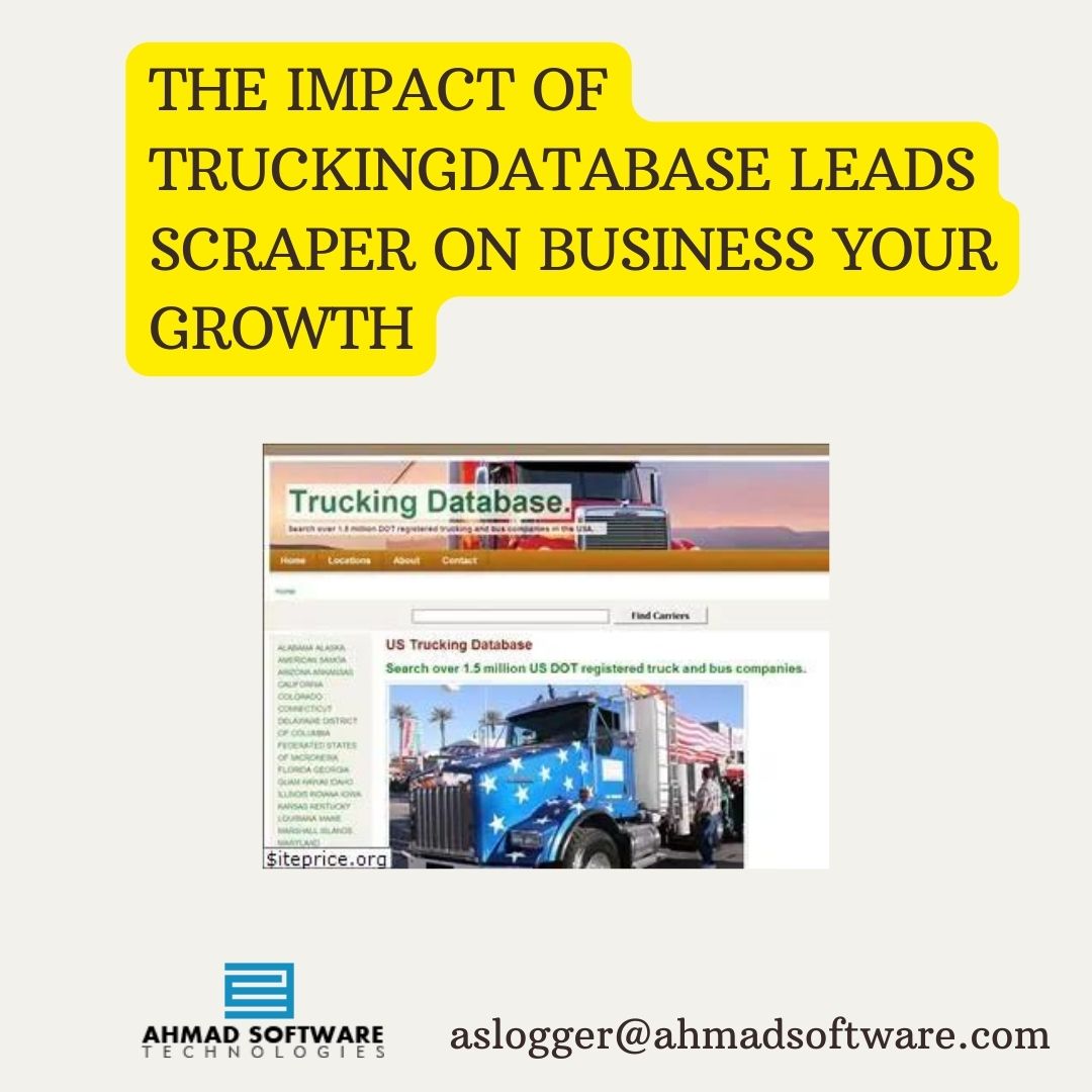 Generate Leads From Truckingdatabase.com: Your Ultimate Leads Scraper=