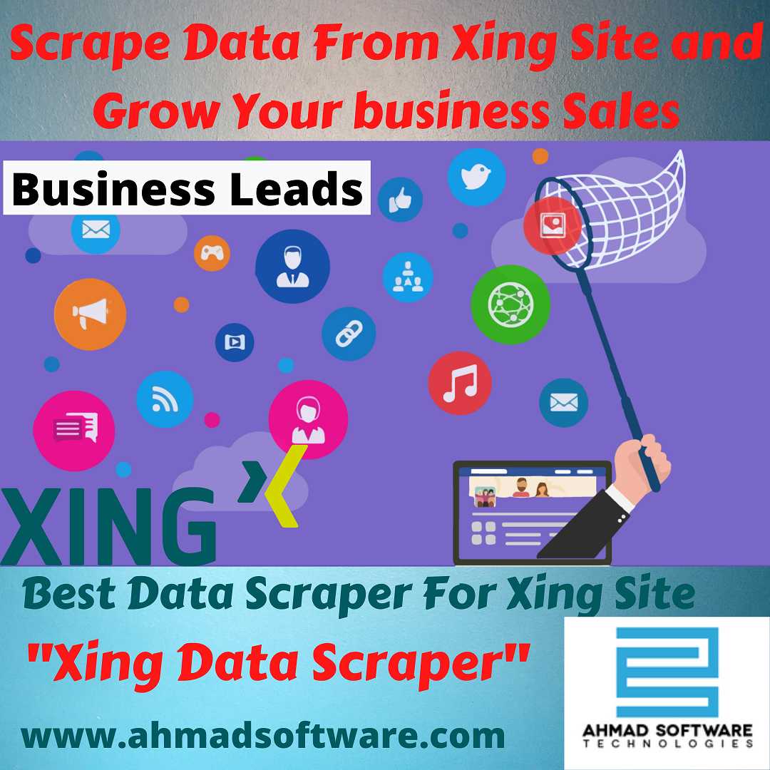Generate leads by scraping xing site data using xing data scraper