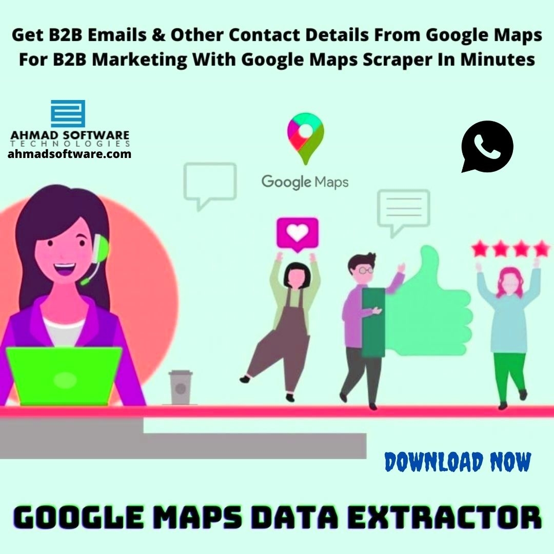 Get B2B Emails From Google Maps For B2B Marketing With Google Map Extractor
