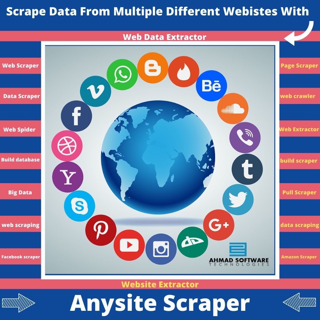 Extract And Get Continuous Stream Of Data From Multiple Websites