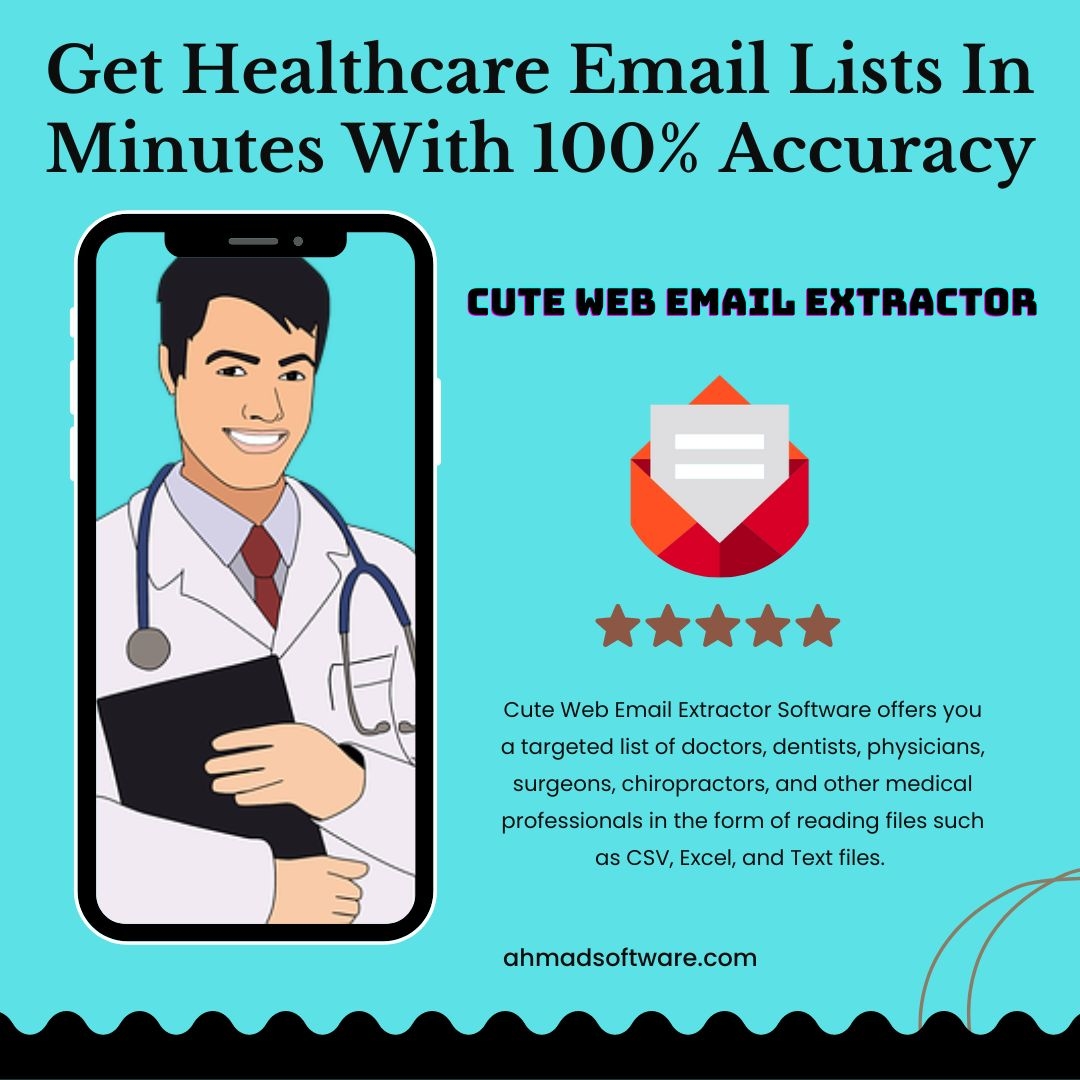 Get Healthcare Email Lists In Minutes With 100% Accuracy
