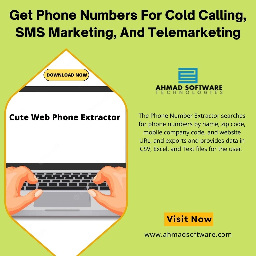 Get Phone Numbers For Cold Calling, SMS Marketing, And Telemarketing
