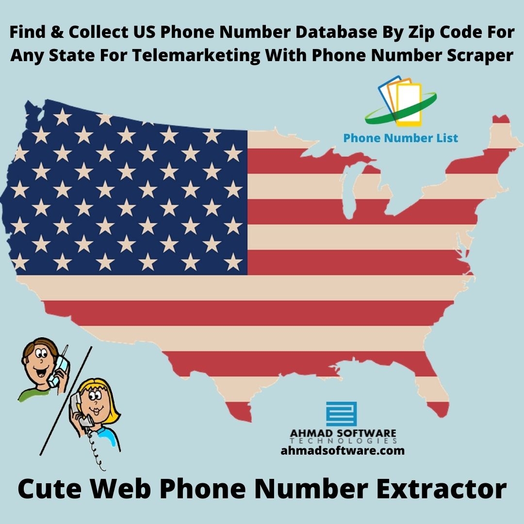 Get USA Phone Number Database With Cute Web Phone Number Extractor