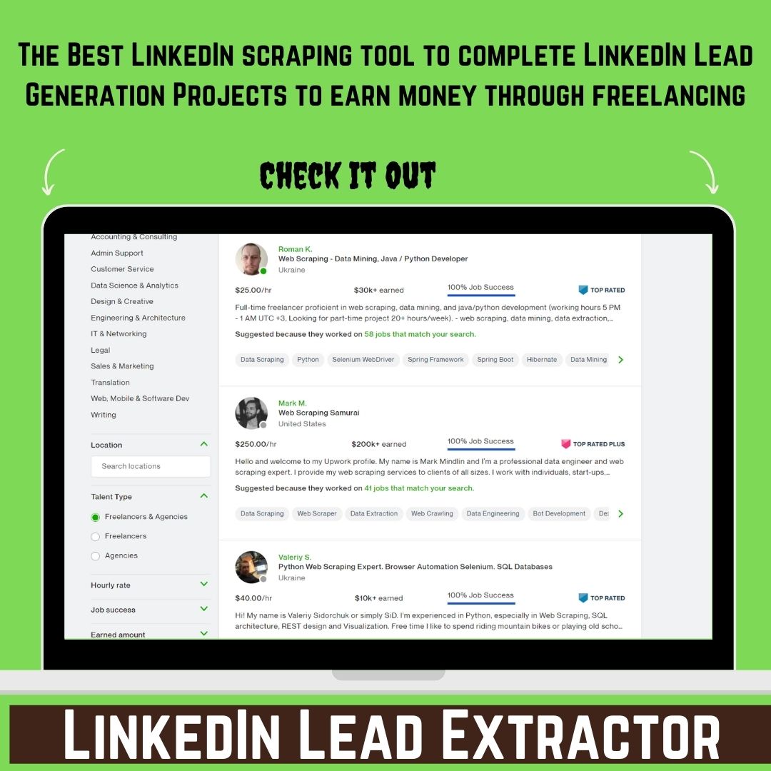 Get Unlimited LinkedIn Leads For Your Freelancing Projects