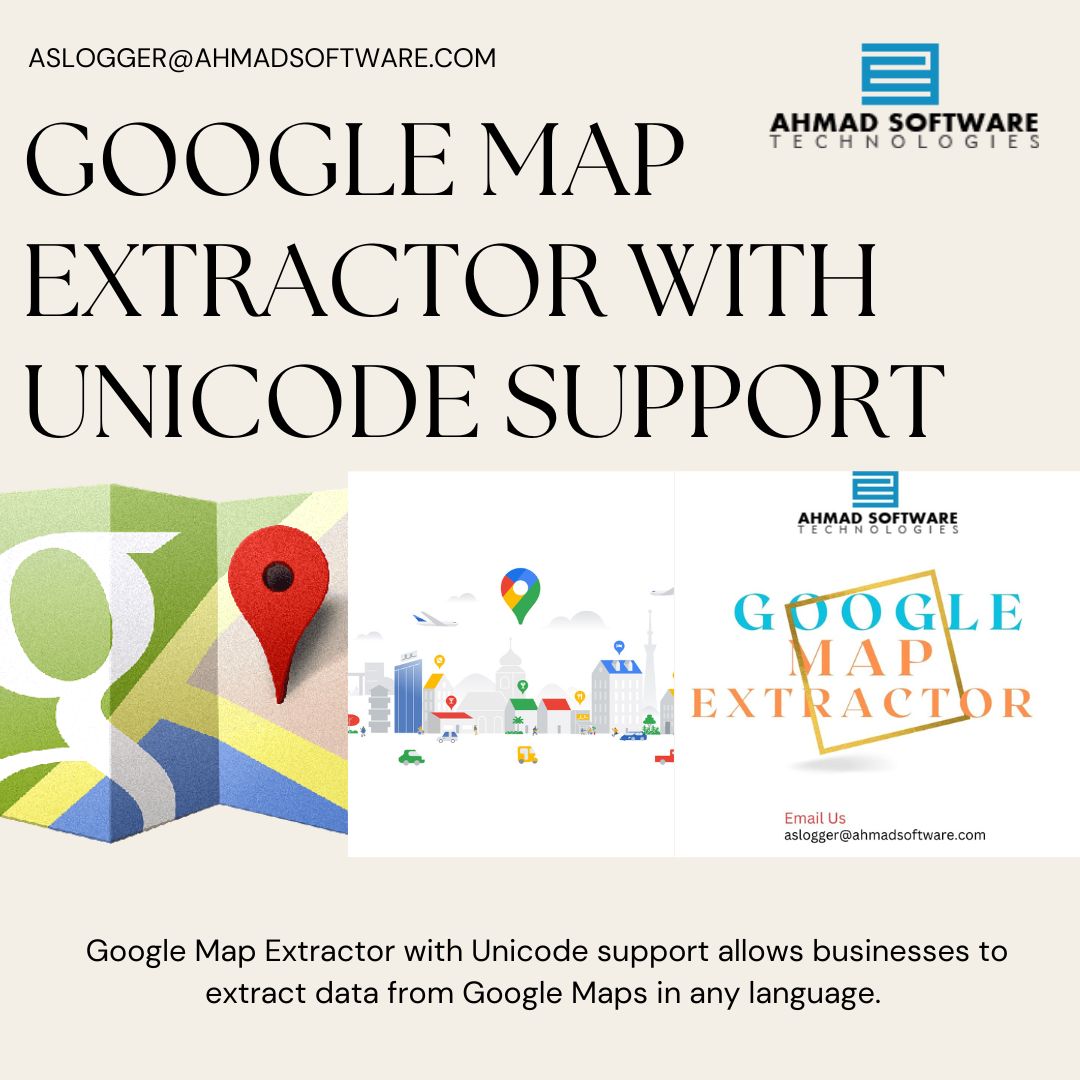 Google Map Extractor With Unicode Support: Save Fetched Results In Any Language