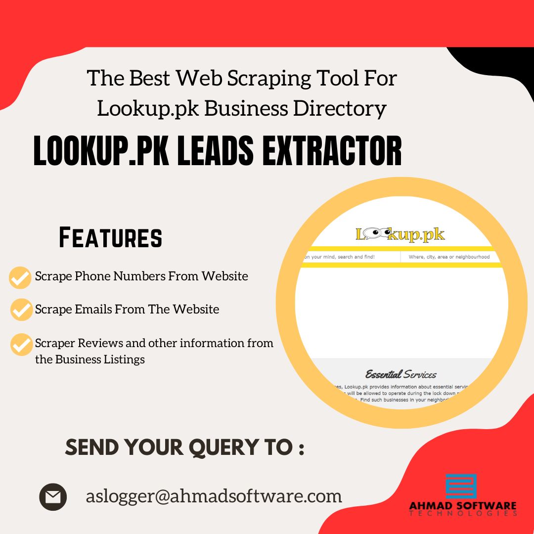 How To Extract Data From Lookup.pk In Pakistan
