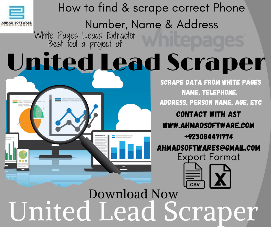 How to extract data from white pages using White Page Scraping tool?