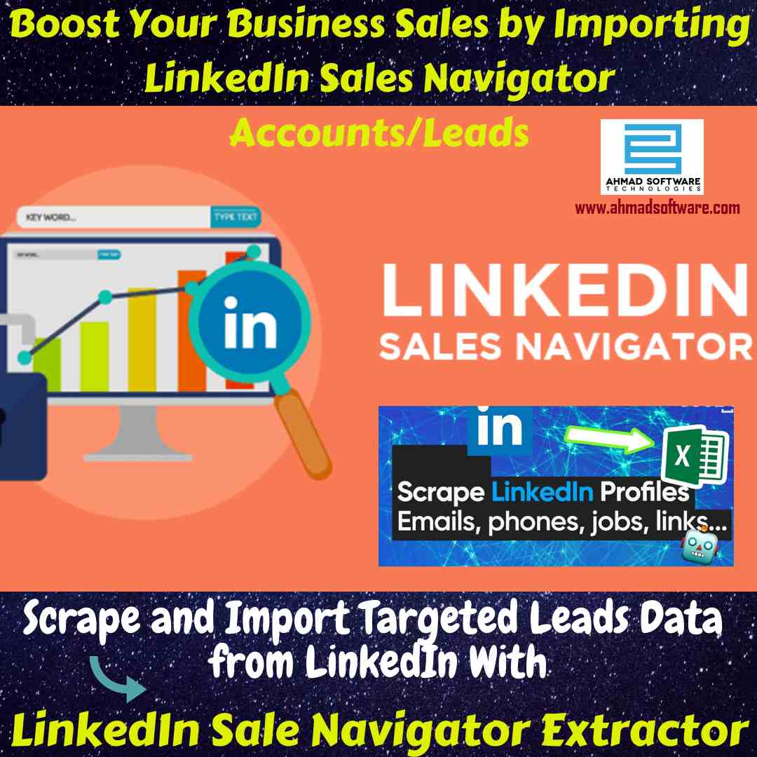 Import LinkedIn Sales Navigator Accounts/Leads with LinkedIn Scraper