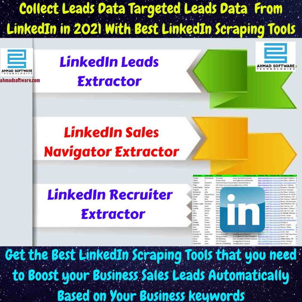 The Best LinkedIn Scraping Tools To Get Targeted Leads Data From LinkedIn