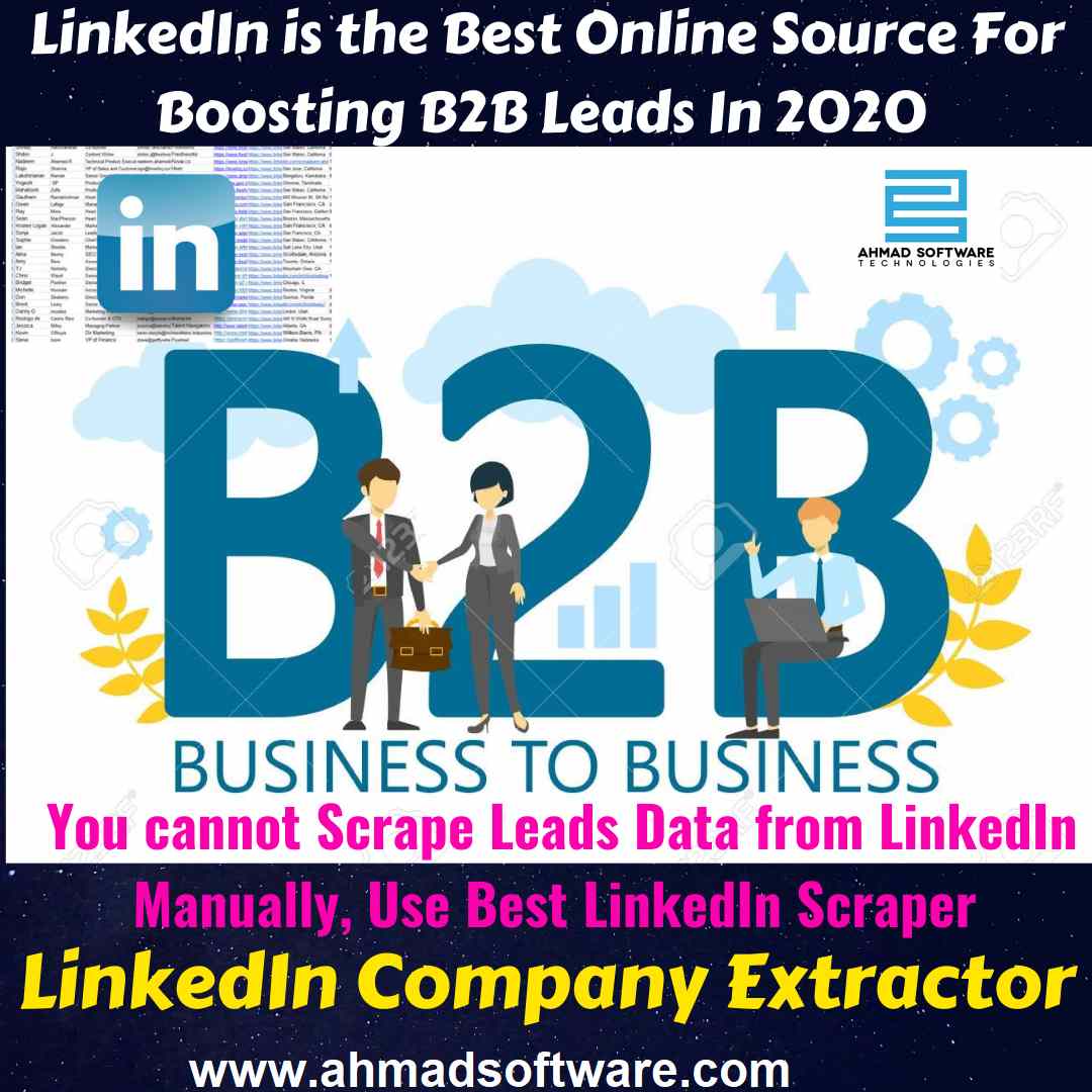 LinkedIn is the best way to boost b2b leads - LinkedIn Scraper